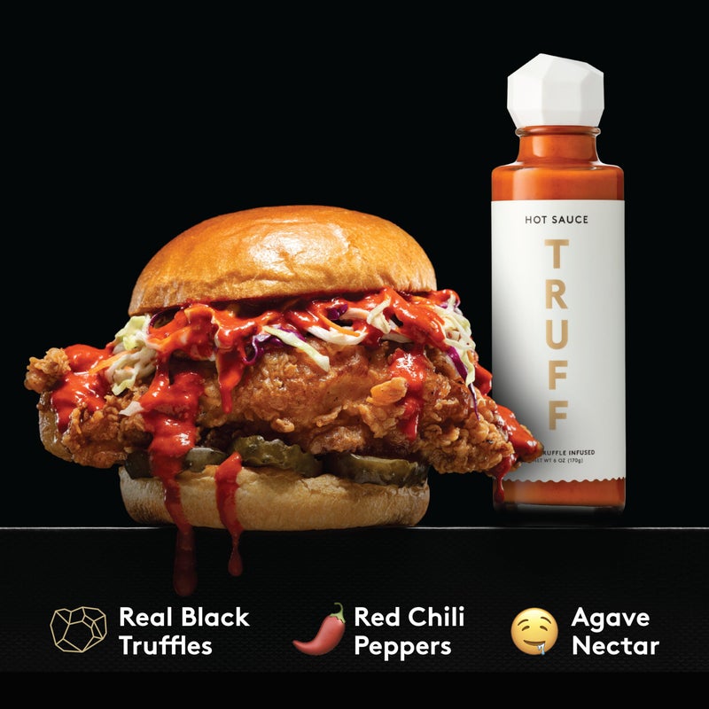 TRUFF White Truffle Hot Sauce, Gourmet Hot Sauce with Ripe Chili Peppers, Agave Nectar, White Truffle Oil and Coriander, a Limited Flavor Experience in a Bottle, 6 Oz - Image 2